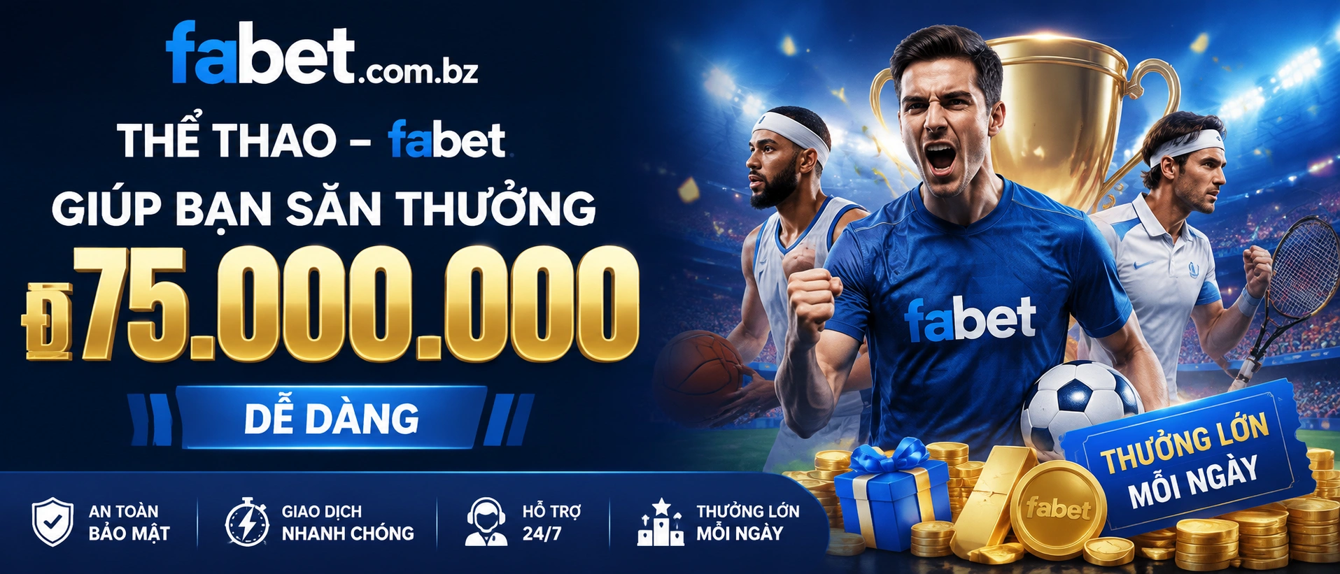 Đá gà trực tuyến Fabet.com.bz | Cược hấp dẫn banner